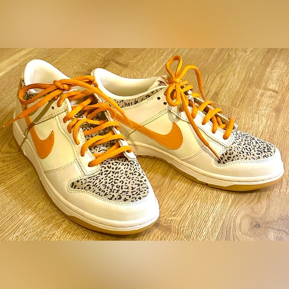 NIKE Rare "Dunk Low" Leopard Sneaker • Size Y7 / W8 • Mint Condition Kicks NWOT - Picture 5 of 8